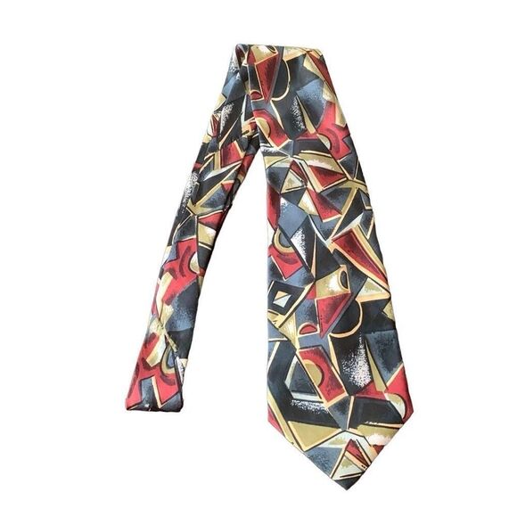 Pre Owned Men’s Crossbow Tie Neck Tie Necktie Classic Design Style Abstract - Picture 1 of 5